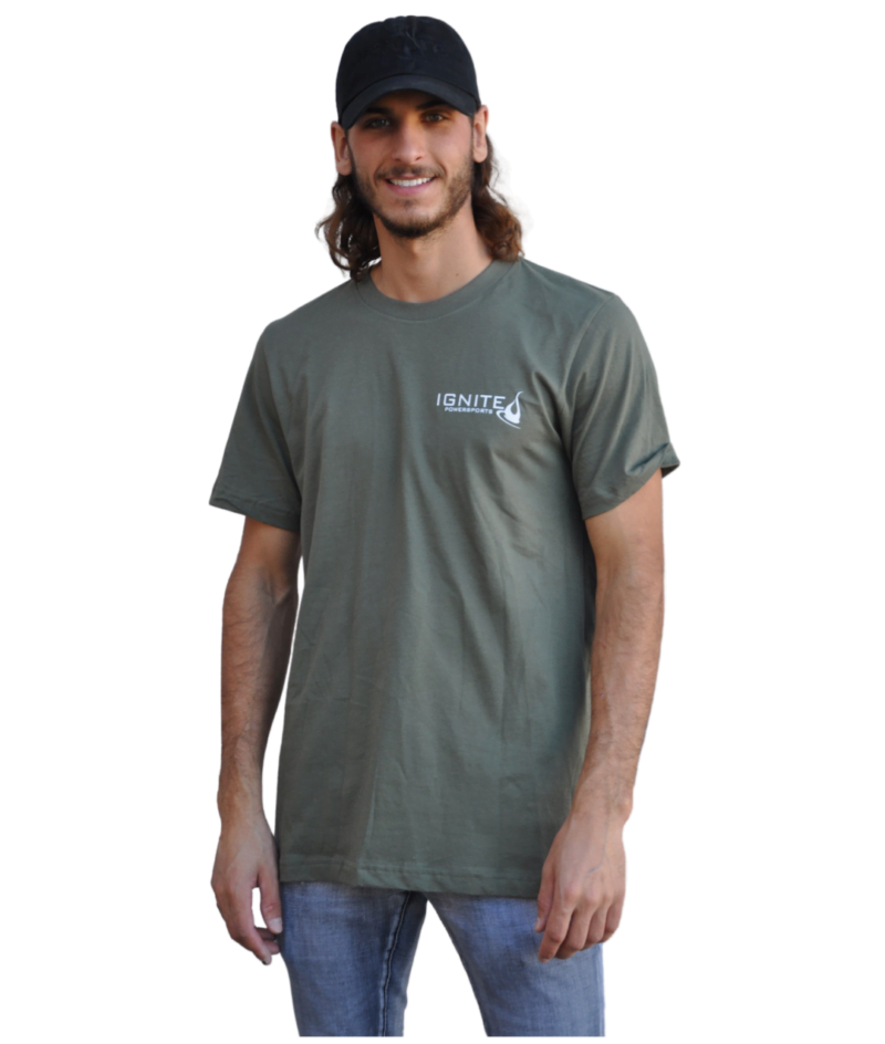 Try & Follow Me T Shirt Military Green