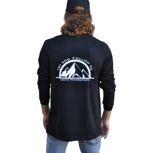 Try and Follow Me Longsleeve Black