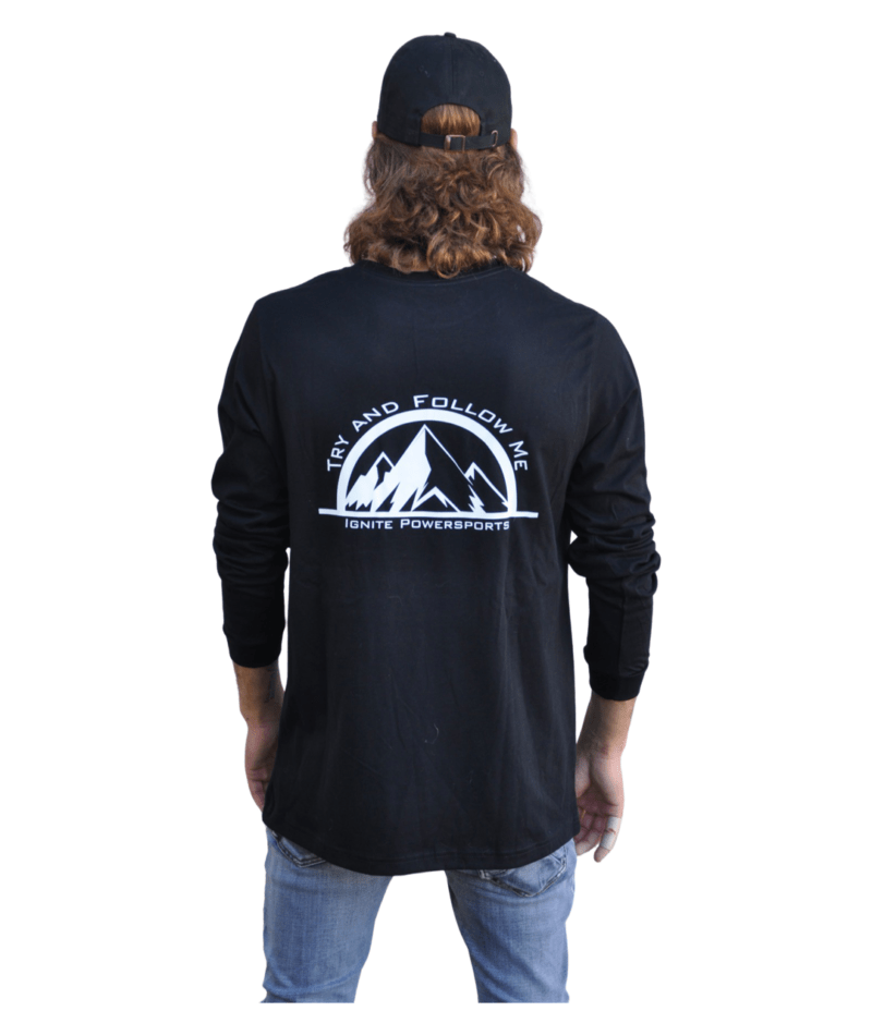 Try and Follow Me Longsleeve Black
