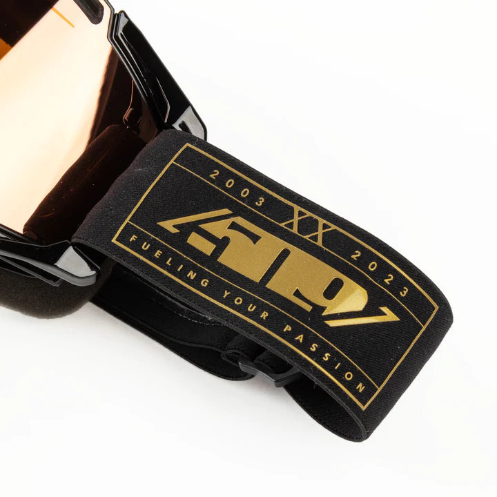 509 Sinister X7 Goggles - Black Gold XX Band